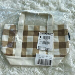 Brand new J Crew mini structured canvas bag